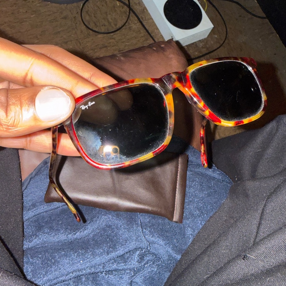 Ray-Ban Red and Black Sunglasses
